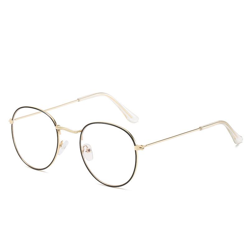 Metalstel Briller Til Kvinder Vintage Anti Blå Blokerende Optiske Briller Metal Almindelig Brille Oculos Luksus Gafas Lunette