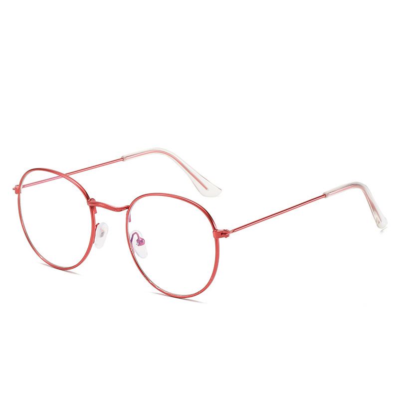 Metalstel Briller Til Kvinder Vintage Anti Blå Blokerende Optiske Briller Metal Almindelig Brille Oculos Luksus Gafas Lunette