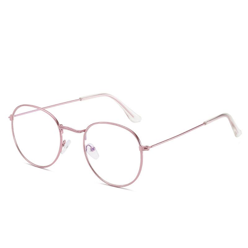 Metalstel Briller Til Kvinder Vintage Anti Blå Blokerende Optiske Briller Metal Almindelig Brille Oculos Luksus Gafas Lunette