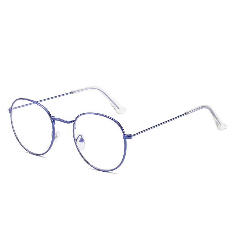 Metalstel Briller Til Kvinder Vintage Anti Blå Blokerende Optiske Briller Metal Almindelig Brille Oculos Luksus Gafas Lunette