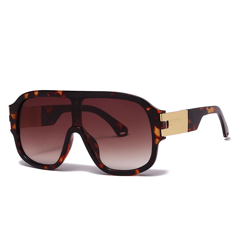 Mode One-piece Solbriller Tortoiseshell Udendørssport