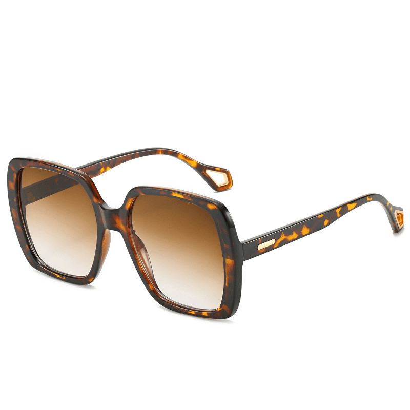 Mode Square Frame Retro Dame Solbriller