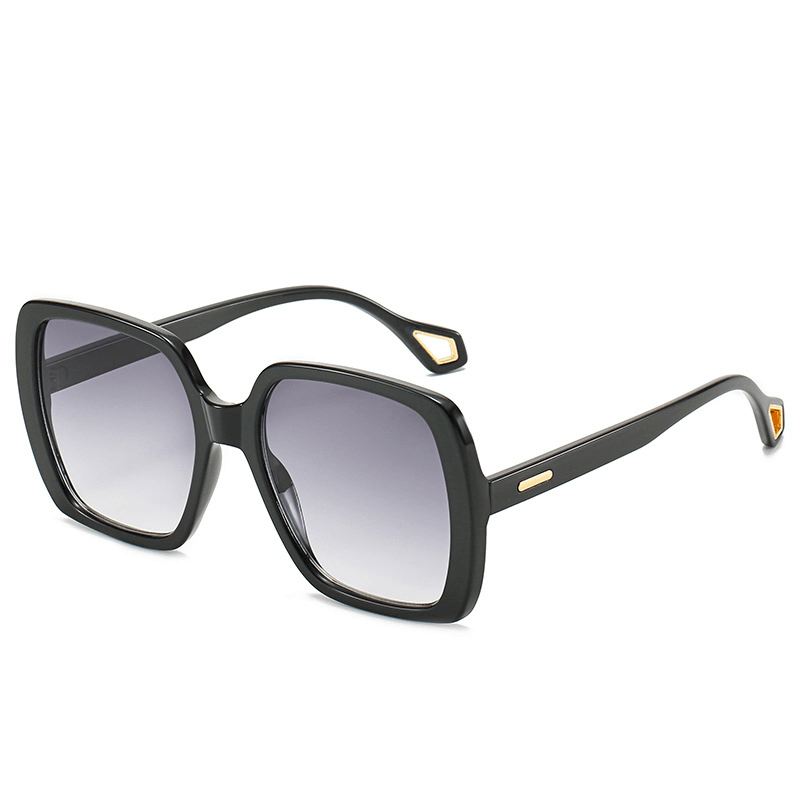 Mode Square Frame Retro Dame Solbriller