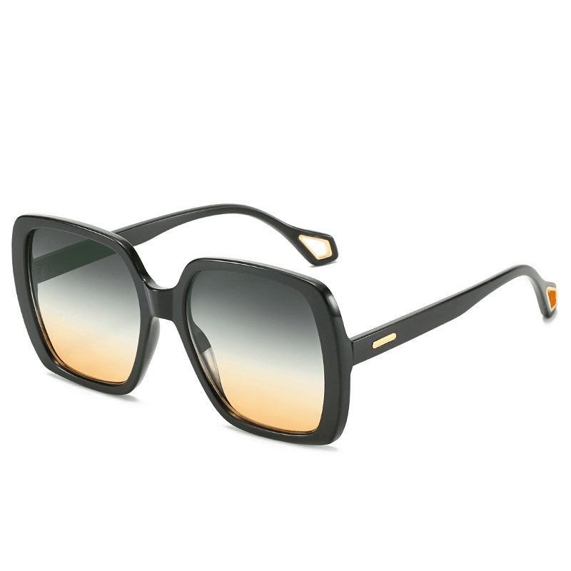 Mode Square Frame Retro Dame Solbriller