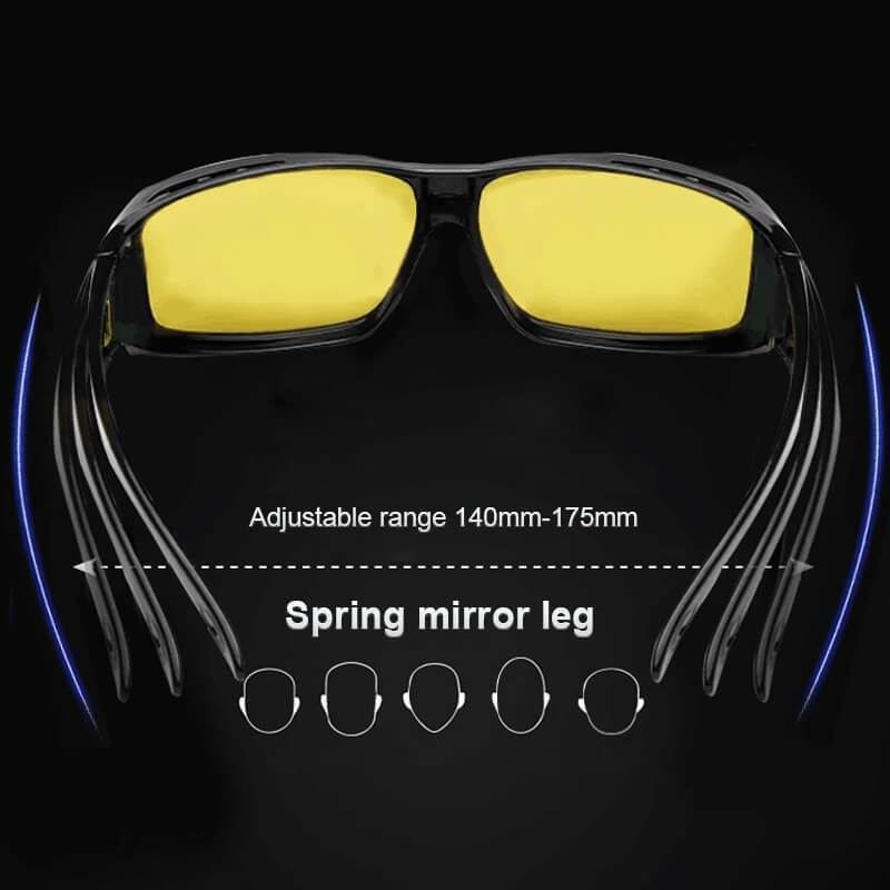 Night Vision Goggle Mirror Vibrato Med Samme Fører Solbriller Anti-fjernlys Kørsel Om Natten Kørespejl Anti-ultraviolet