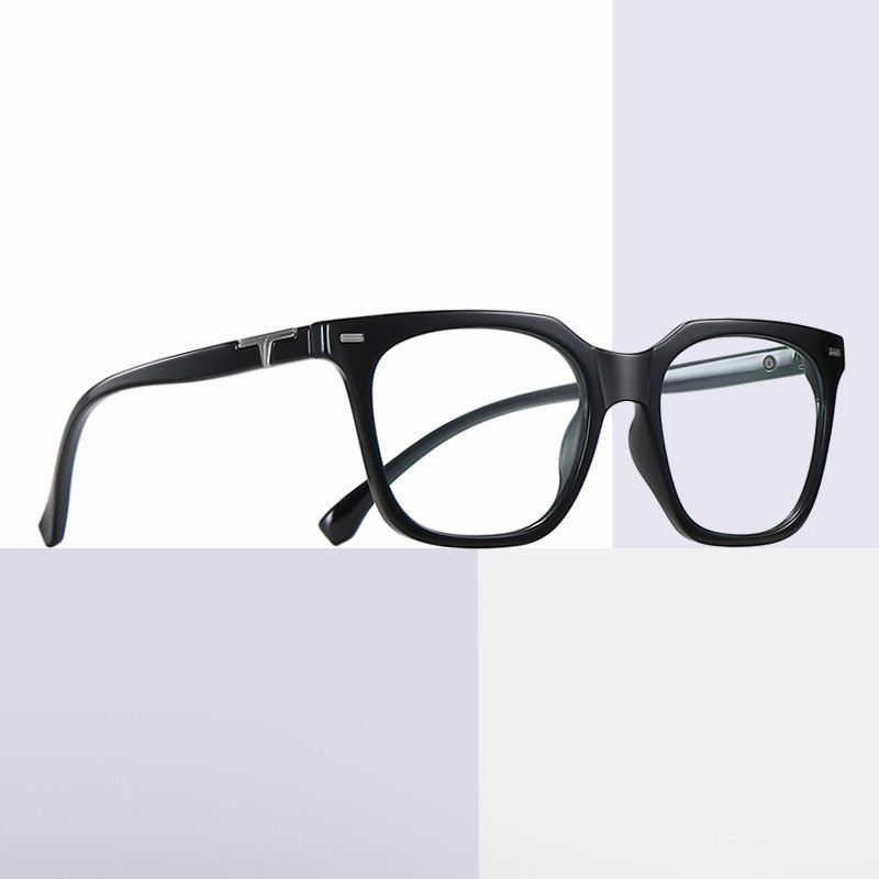 Retro Big Frame Fladt Spejl Kan Udstyres Med Myopia Unisex