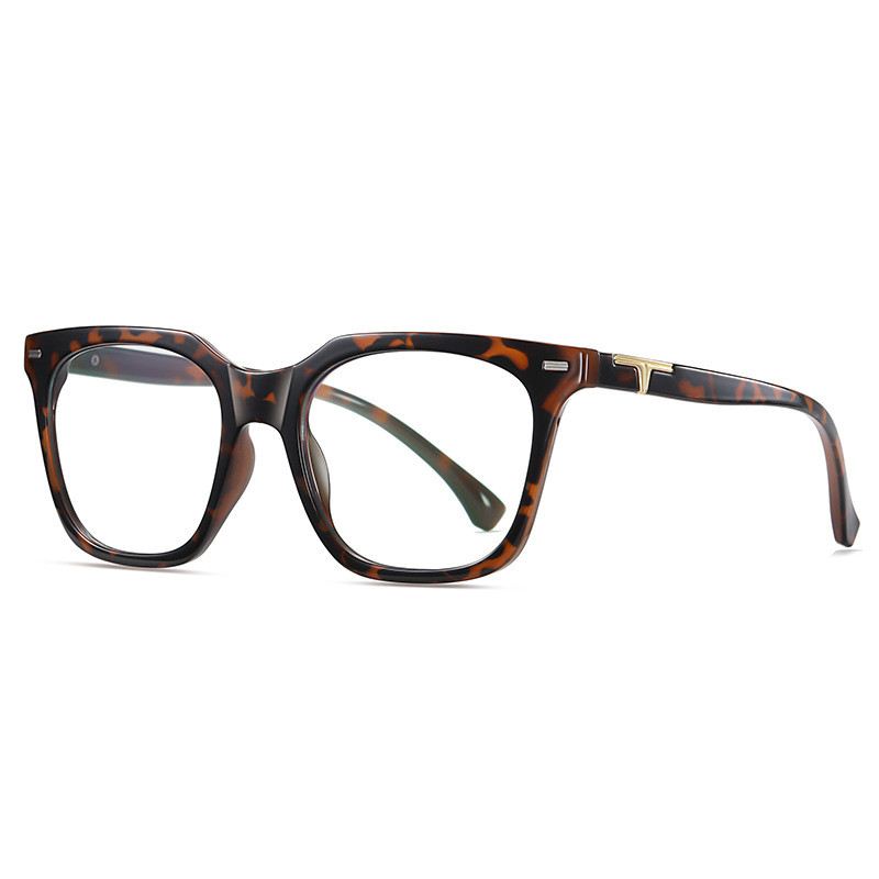 Retro Big Frame Fladt Spejl Kan Udstyres Med Myopia Unisex