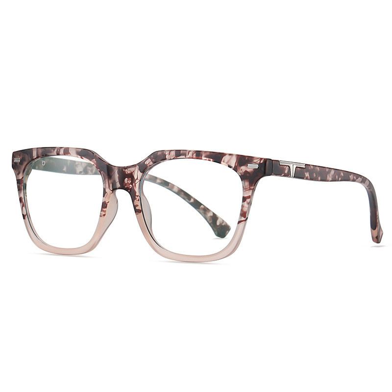 Retro Big Frame Fladt Spejl Kan Udstyres Med Myopia Unisex