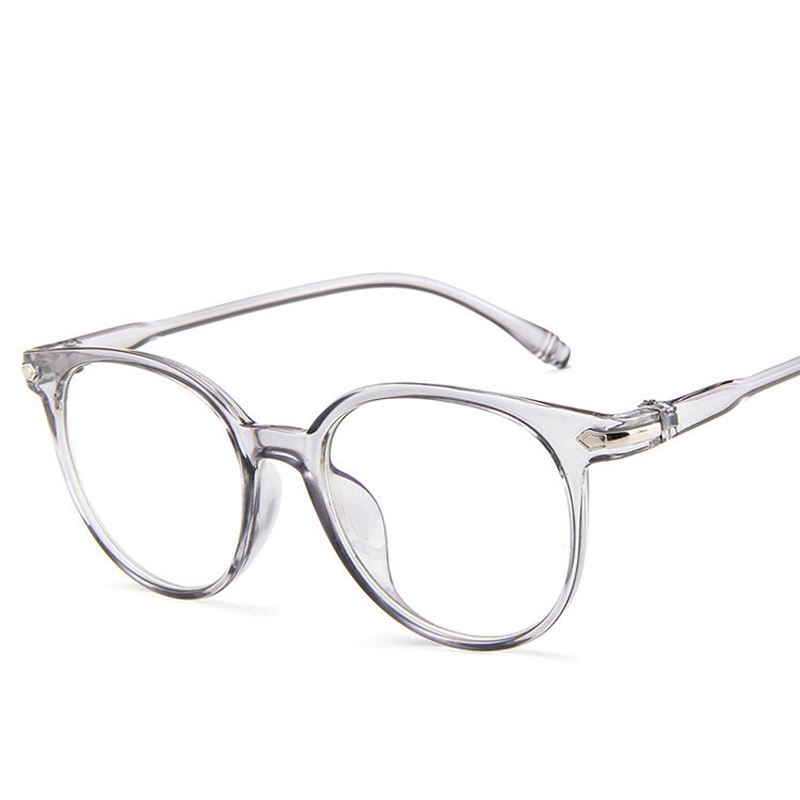 Transparent Jelly Color Brillestel Retro Frame Spejl