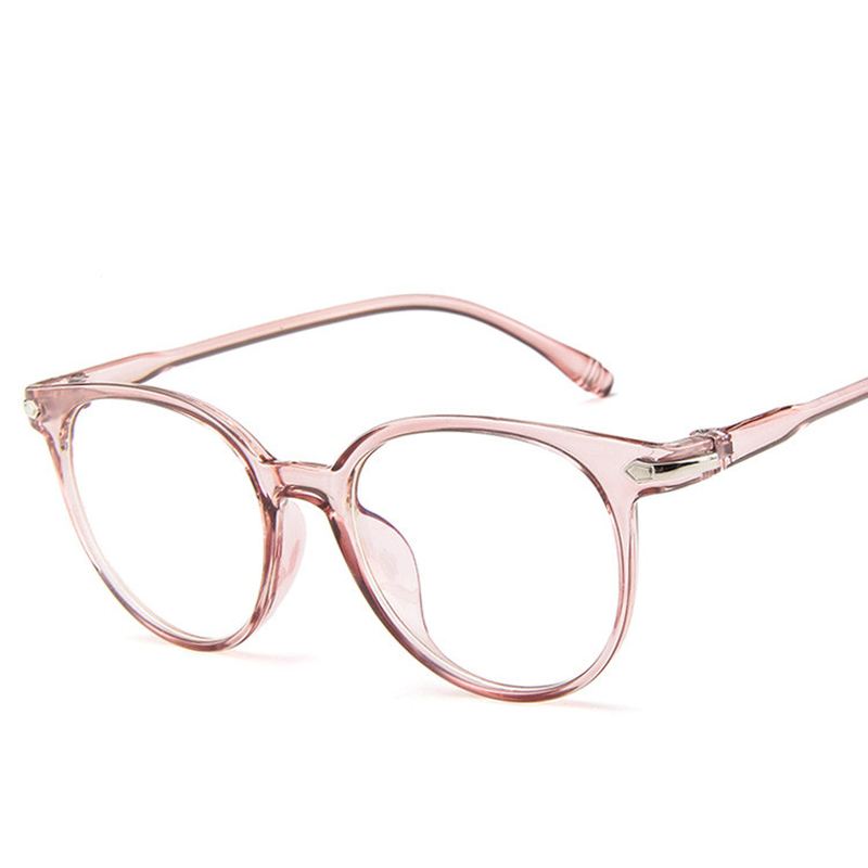 Transparent Jelly Color Brillestel Retro Frame Spejl