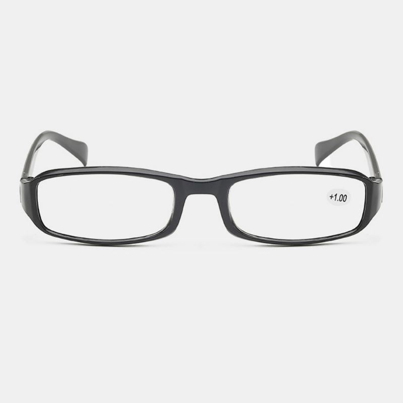 Unisex Full Frame Resin Len-læsebriller Bærbare High-definition Presbyopia-briller