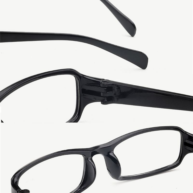 Unisex Full Frame Resin Len-læsebriller Bærbare High-definition Presbyopia-briller