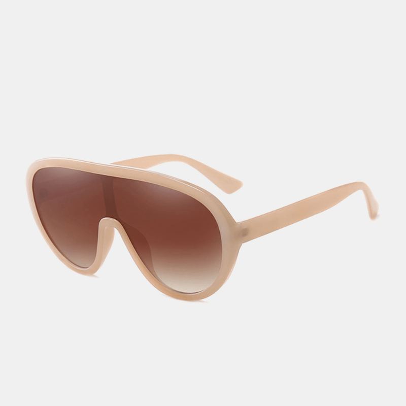 Unisex One-piece Lens Large Full Frame Uv Protection Sunshade Mode Solbriller