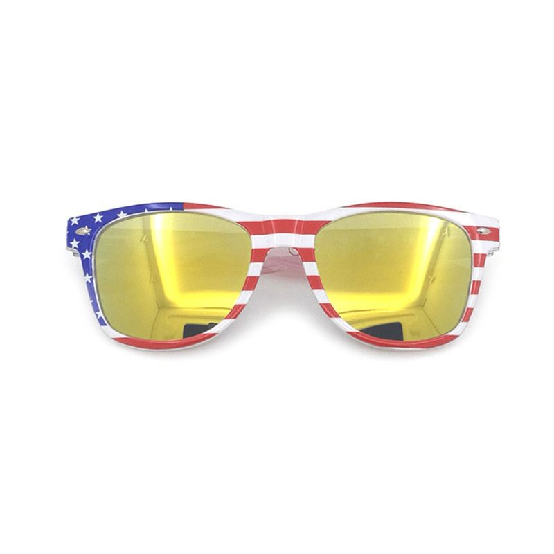 Unisex Patriotic Polarspex 80'er Retro Trendy Stilfulde Solbriller