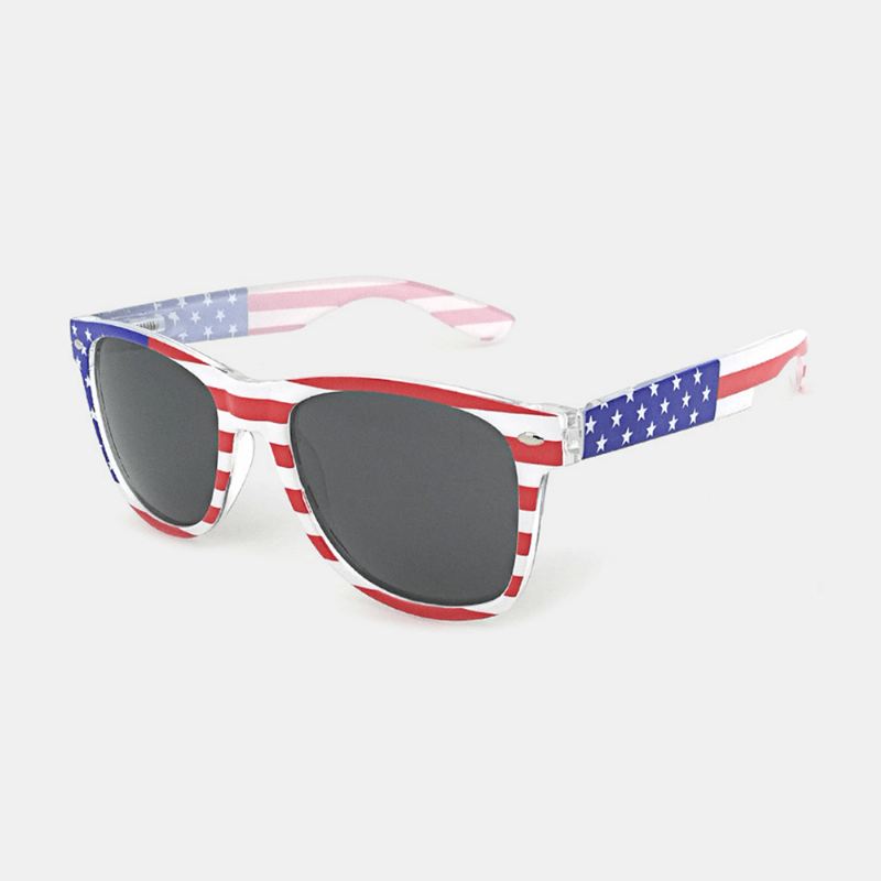 Unisex Patriotic Polarspex 80'er Retro Trendy Stilfulde Solbriller