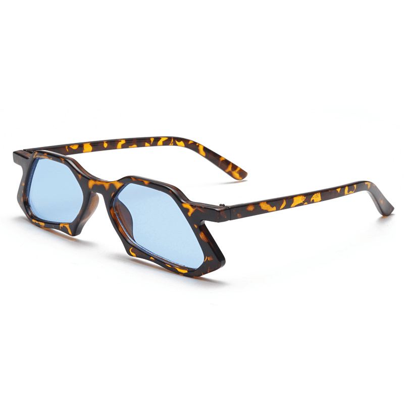 Uv400 Irregular Personality Leopard Med Tryk Solbriller