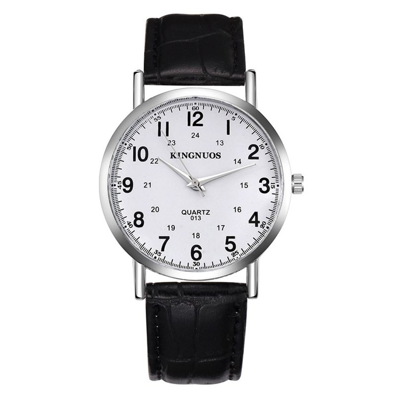 Casual Style Clock Herre Armbåndsur Business Style Vandtæt Quartz Watch