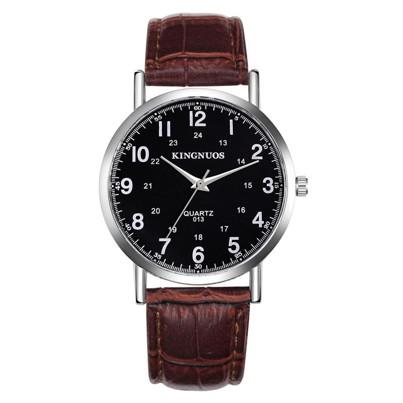 Casual Style Clock Herre Armbåndsur Business Style Vandtæt Quartz Watch