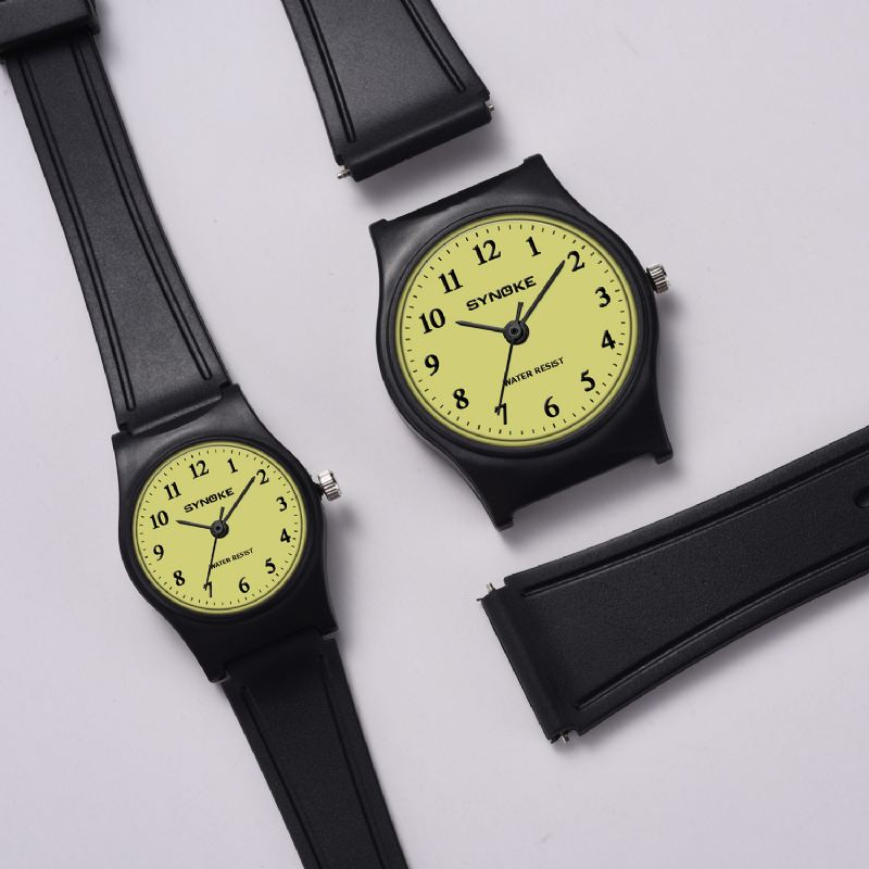 Enkelt Design Afslappet Stil Ultra Tynd Vandtæt Mode Herreur Quartz Watch