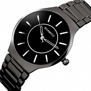 Mænd Fuld Metalrem Simple Dial Casual Style Vandtæt Watch Quartz Watch