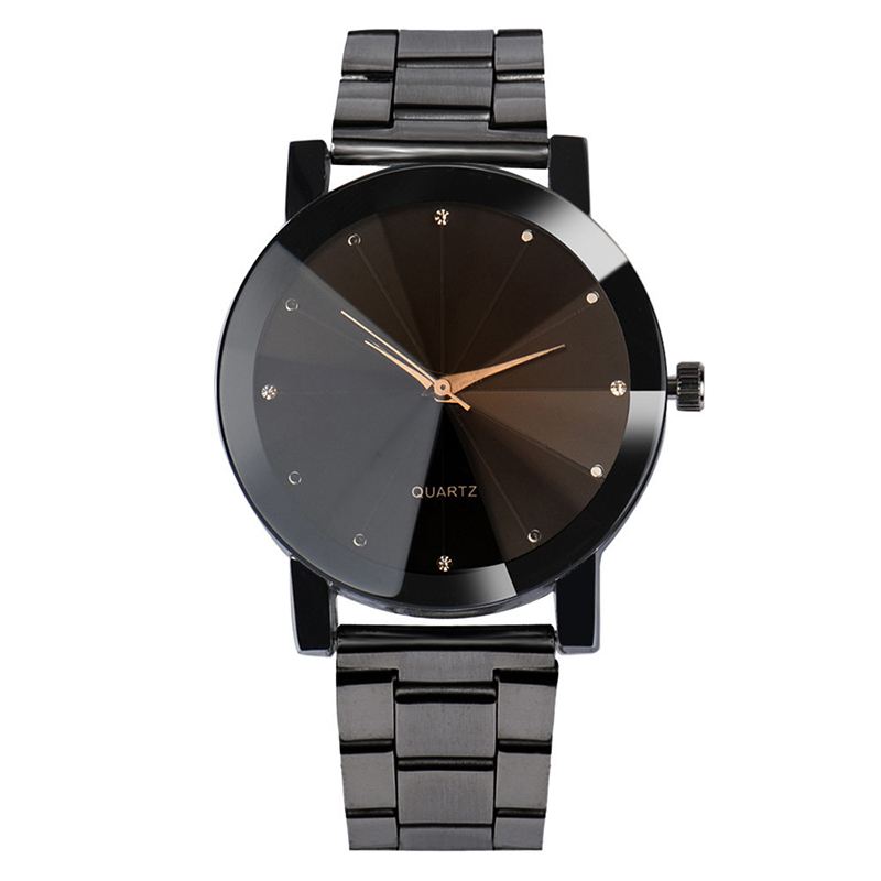 Mode Casual Vandtæt Rustfrit Stål Rem Mænd Quartz Watch