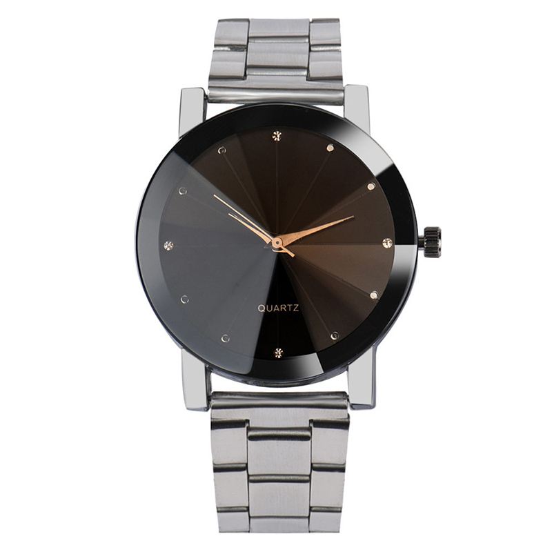 Mode Casual Vandtæt Rustfrit Stål Rem Mænd Quartz Watch