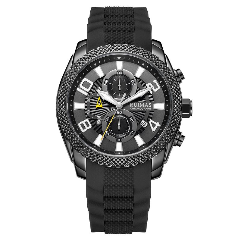 Mode Herreur Vandtæt Lysende Datovisning Chronograph Sport Quartz Watch