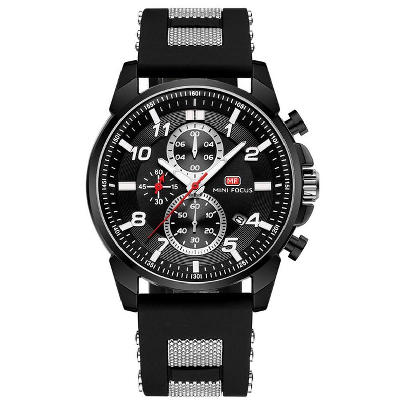 Multi-function Chronograph Luminous Military Sports Herre Watch Quartz Watch