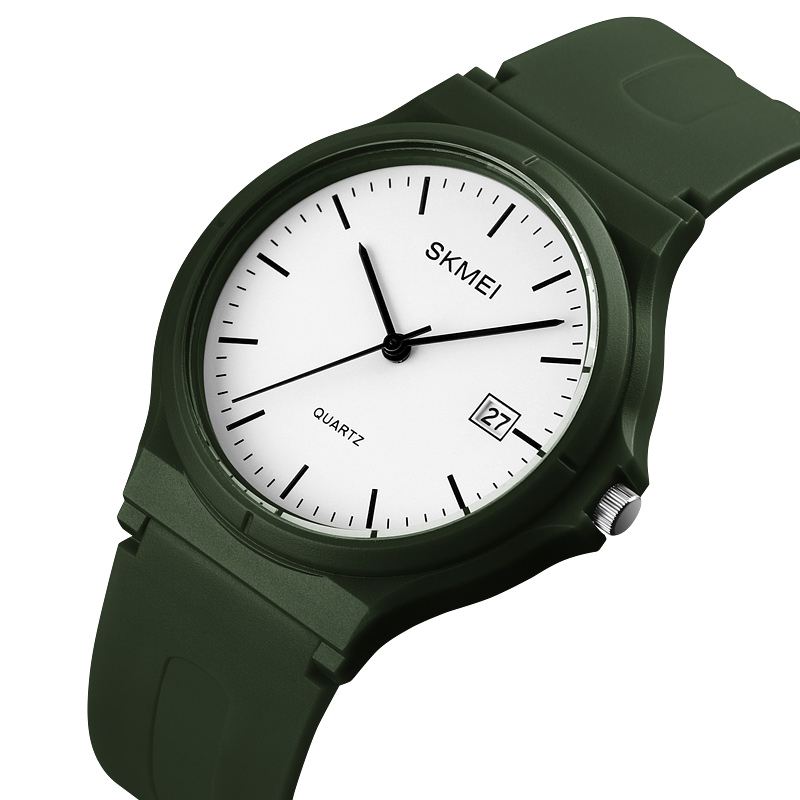 Simple Black Pointer Mode Farverige Mænd Kvinder Quartz Watch