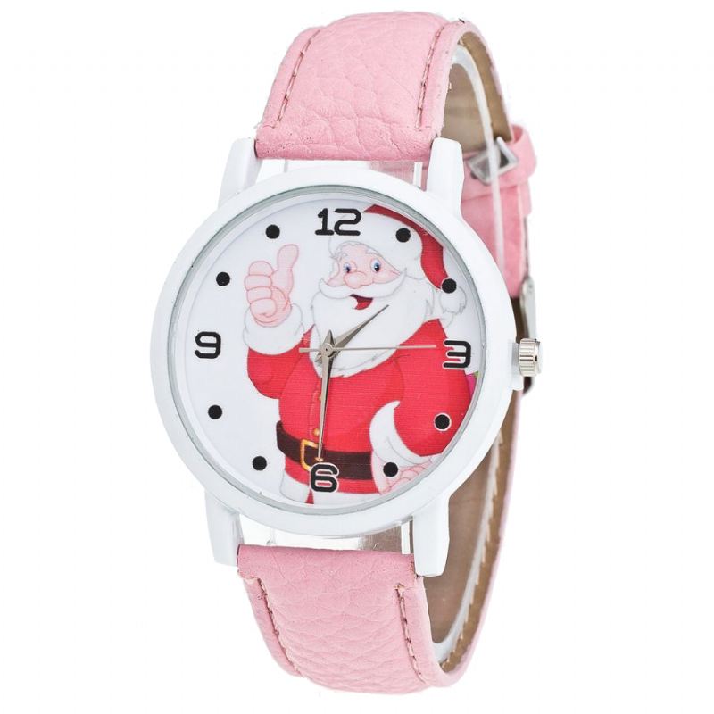 Tegnefilm Julemand Tommelfingeren Op Cute Fahsion Kid Watch Quartz Watch