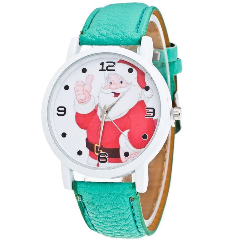 Tegnefilm Julemand Tommelfingeren Op Cute Fahsion Kid Watch Quartz Watch