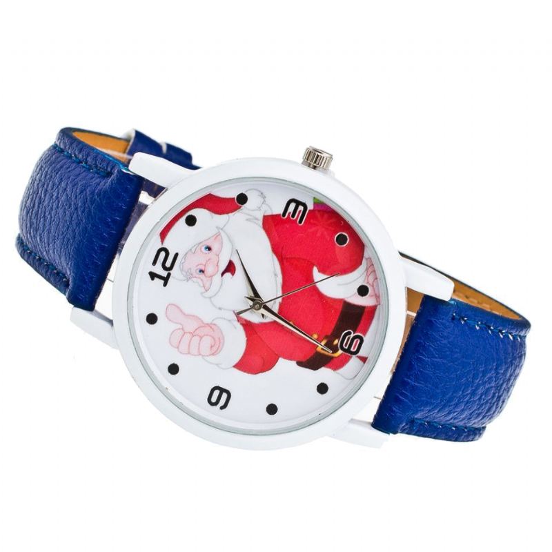 Tegnefilm Julemand Tommelfingeren Op Cute Fahsion Kid Watch Quartz Watch