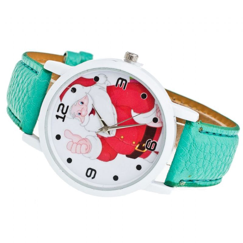 Tegnefilm Julemand Tommelfingeren Op Cute Fahsion Kid Watch Quartz Watch