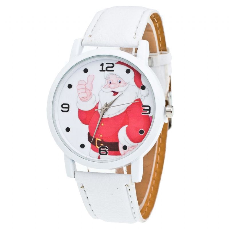 Tegnefilm Julemand Tommelfingeren Op Cute Fahsion Kid Watch Quartz Watch