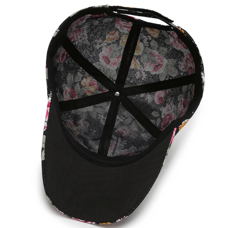 All-match Cotton Sunshade Lille Blomsterbaseballkasket