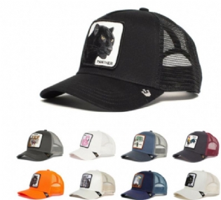 Animal Shape Broderi Baseball Cap Mode Personlighed Hip Hop