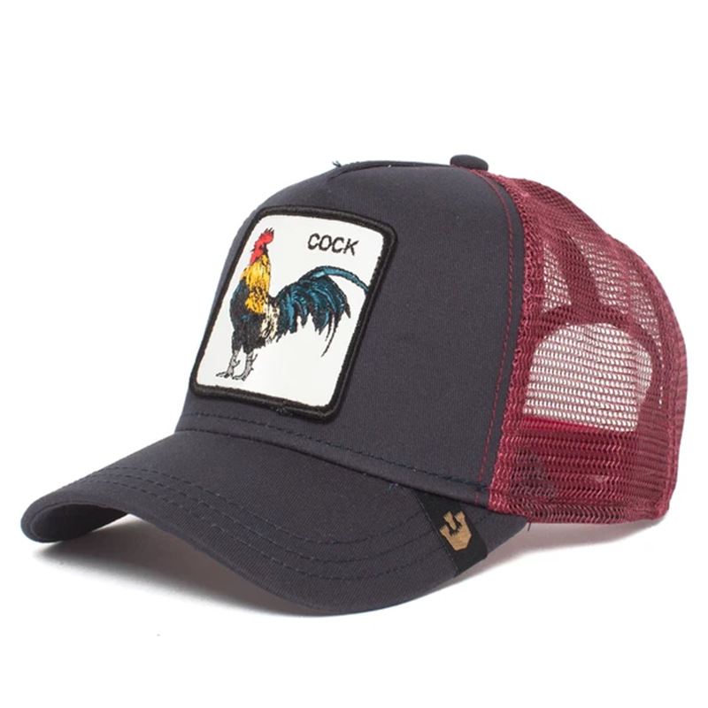 Animal Shape Broderi Baseball Cap Mode Personlighed Hip Hop