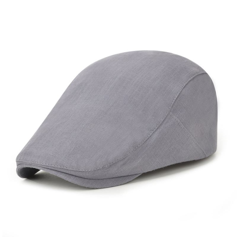 Bomuld Solid Color Light Body Forward Cap Udendørs Solsejl Baret