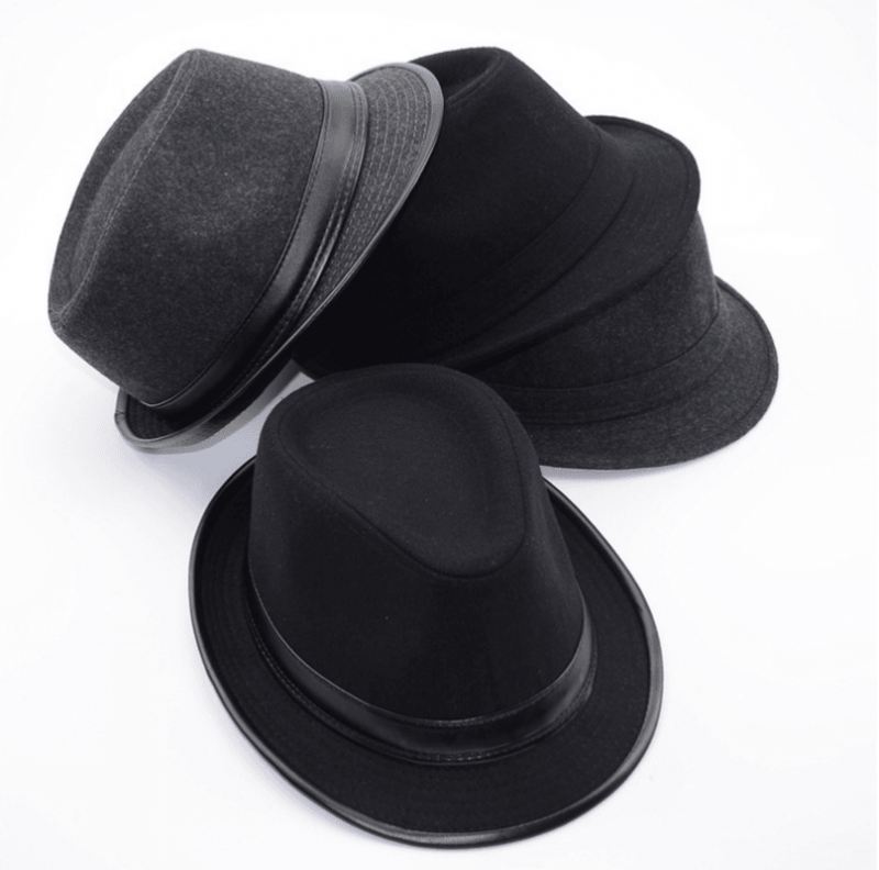 Britisk Mode Mænd Ulden Top Hat