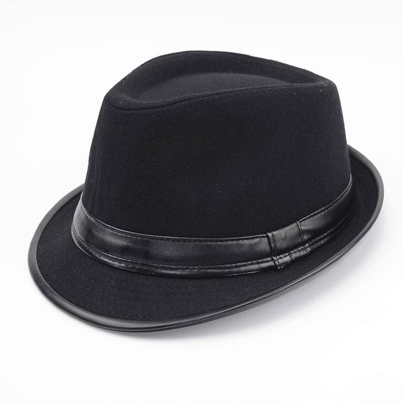 Britisk Mode Mænd Ulden Top Hat