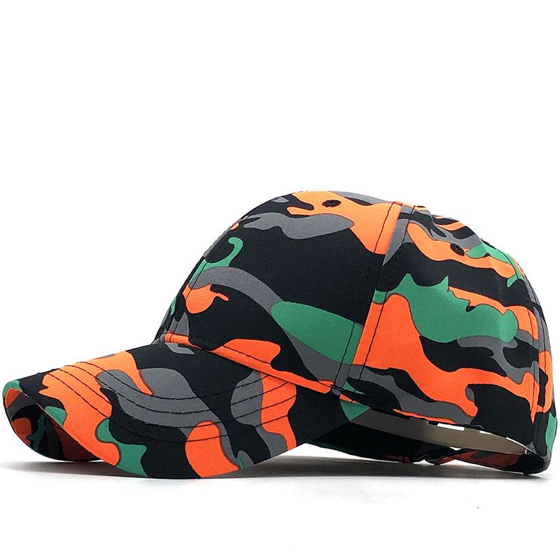 Camouflage Baseballkasket Kvinde Street Trend Hip Hop