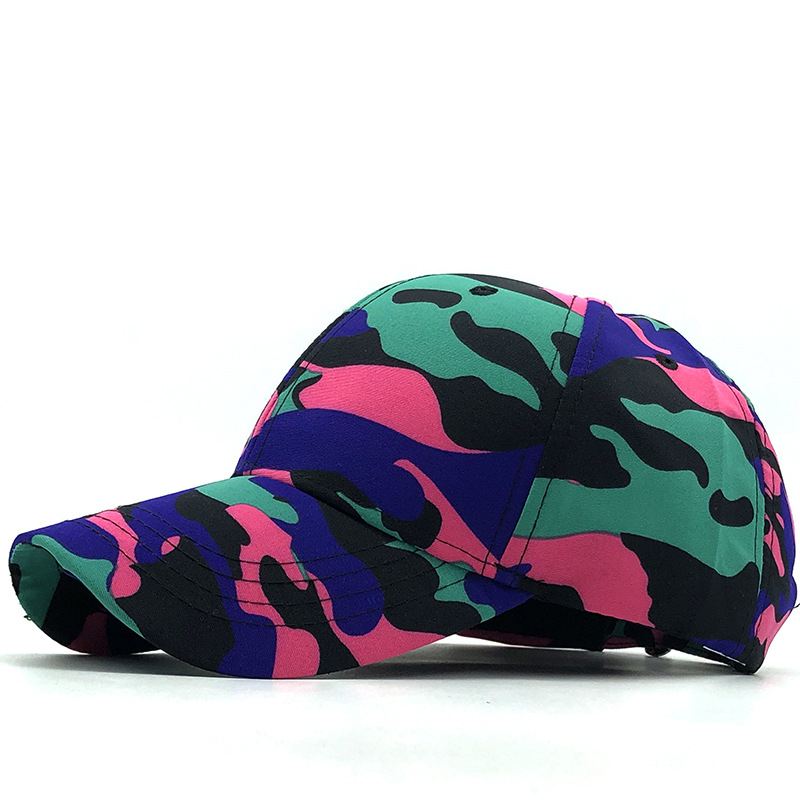 Camouflage Baseballkasket Kvinde Street Trend Hip Hop