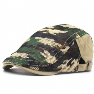 Camouflage Mesh Cloth Baret Mænd Og Kvinder Casual