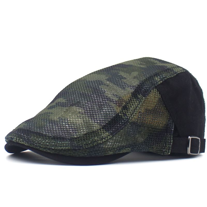 Camouflage Mesh Cloth Baret Mænd Og Kvinder Casual