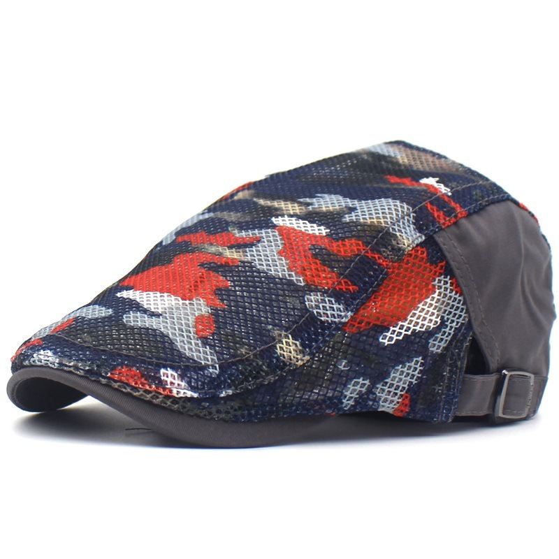 Camouflage Mesh Cloth Baret Mænd Og Kvinder Casual