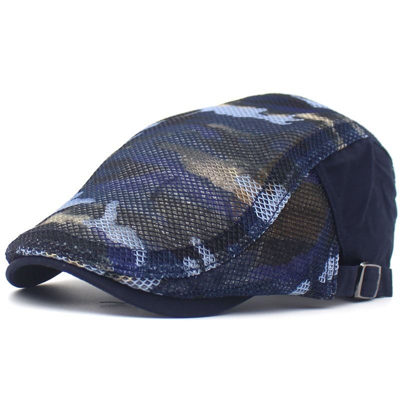 Camouflage Mesh Cloth Baret Mænd Og Kvinder Casual