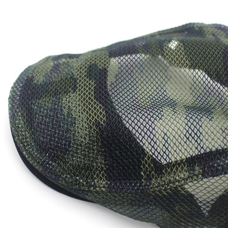 Camouflage Mesh Cloth Baret Mænd Og Kvinder Casual