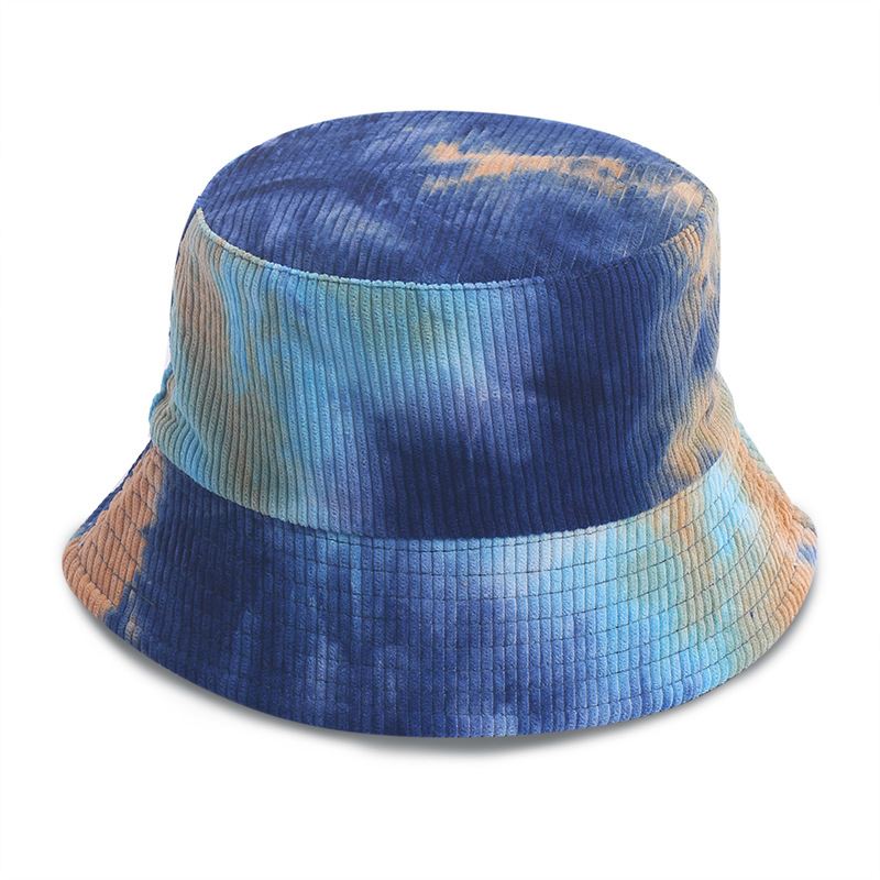 Corduroy Tie Dye Fisherman Hat