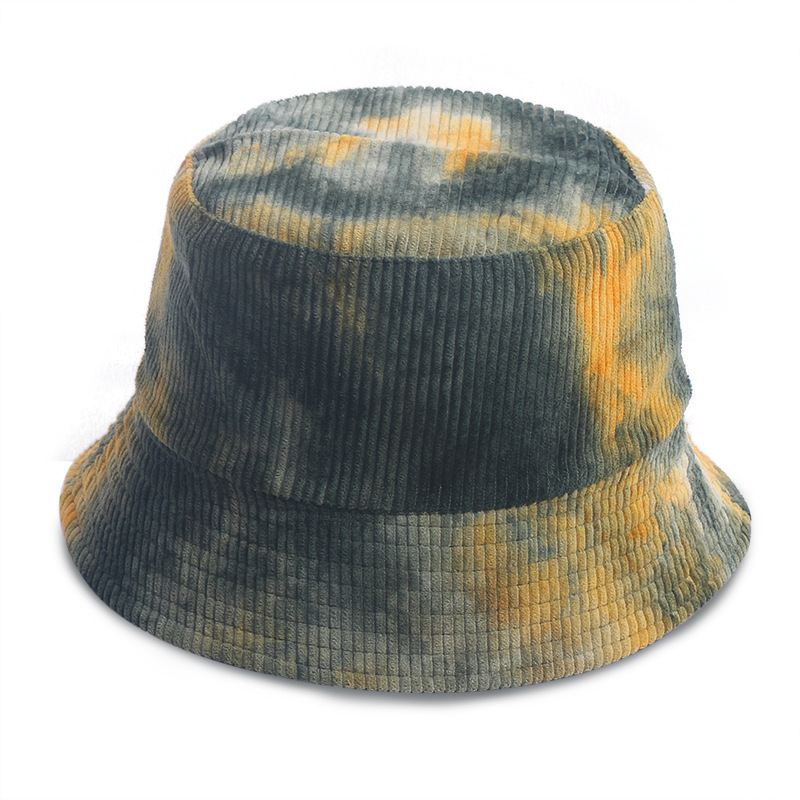 Corduroy Tie Dye Fisherman Hat