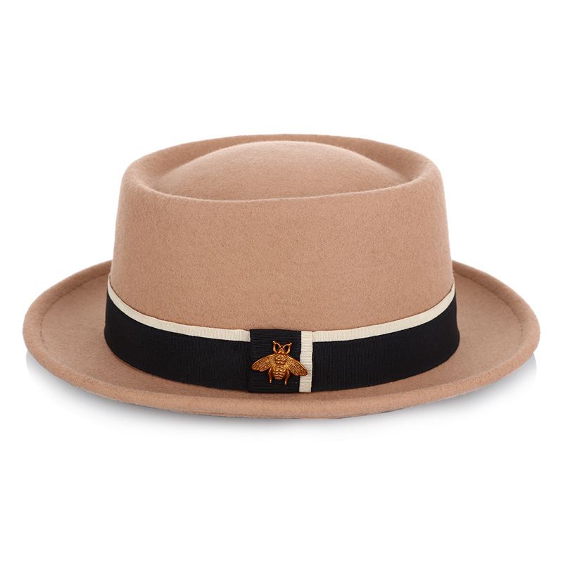 Damer Pure Wool Damemode Little Bee Accessories Top Hat